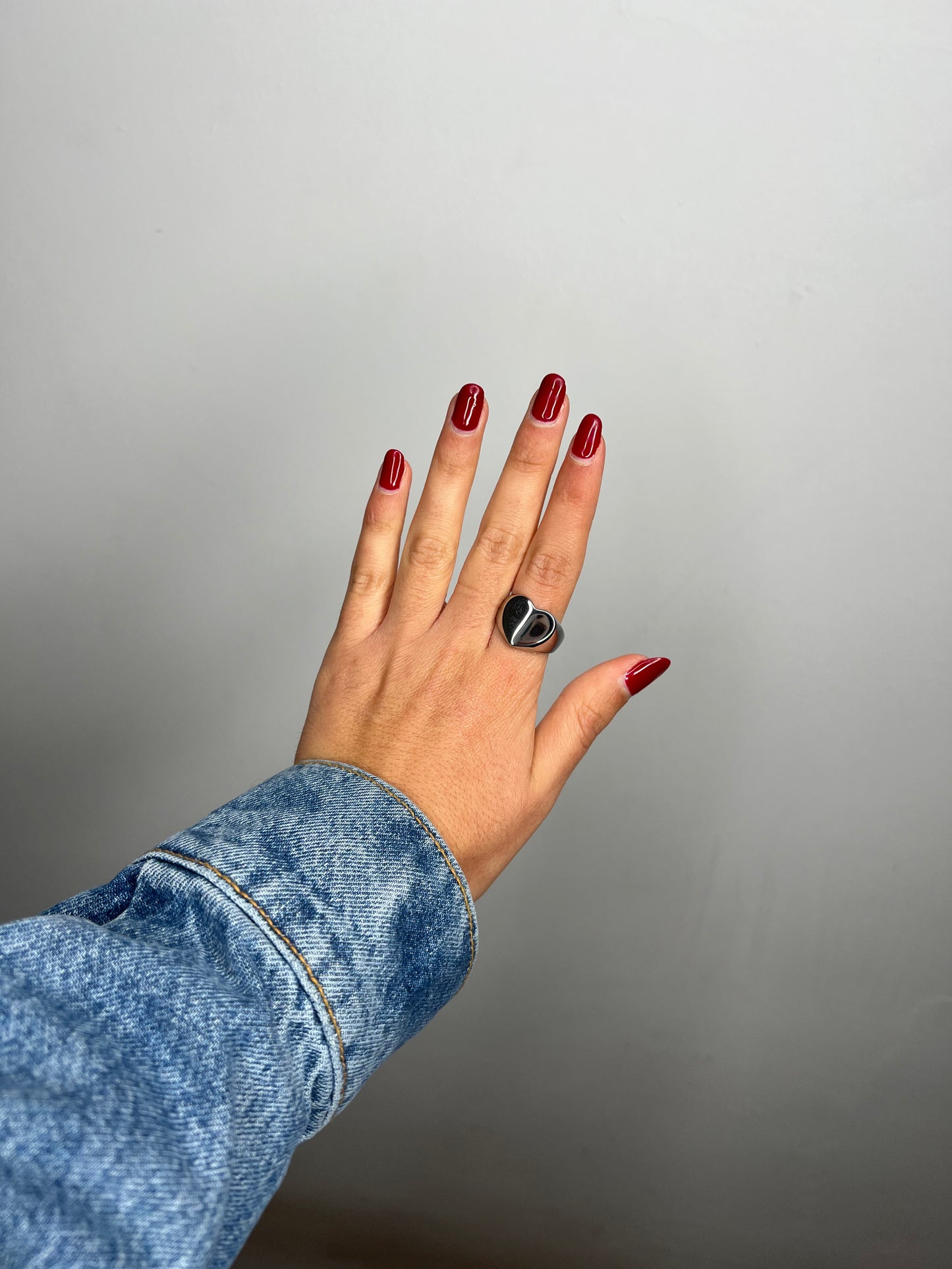 Anillo plata Heart