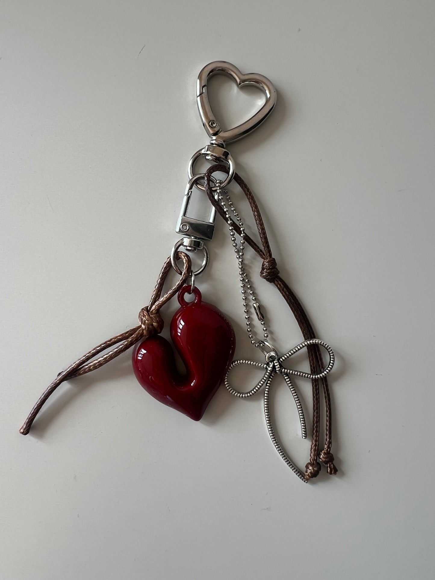 Llavero charm corazón
