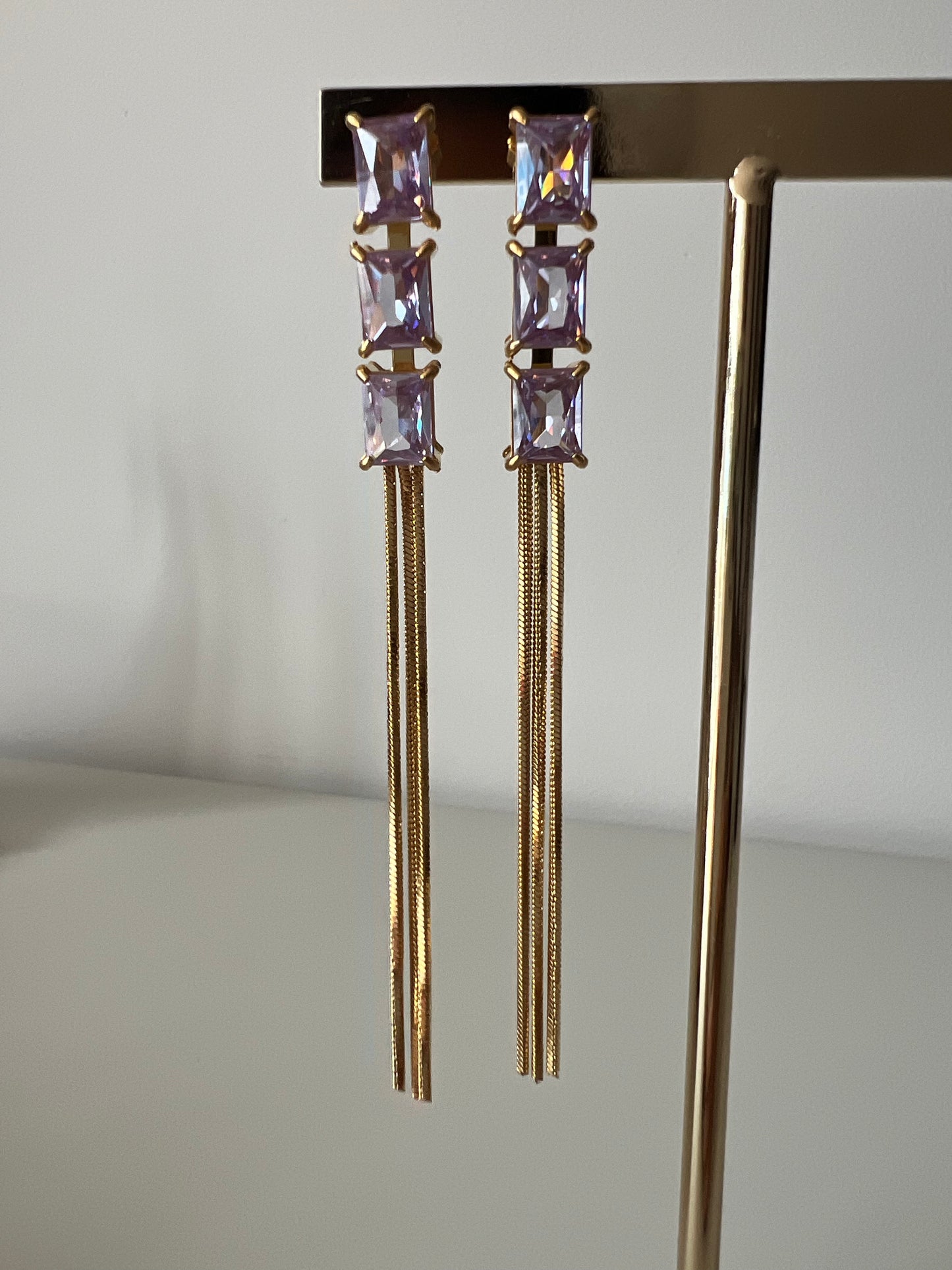 Pendientes Violeta