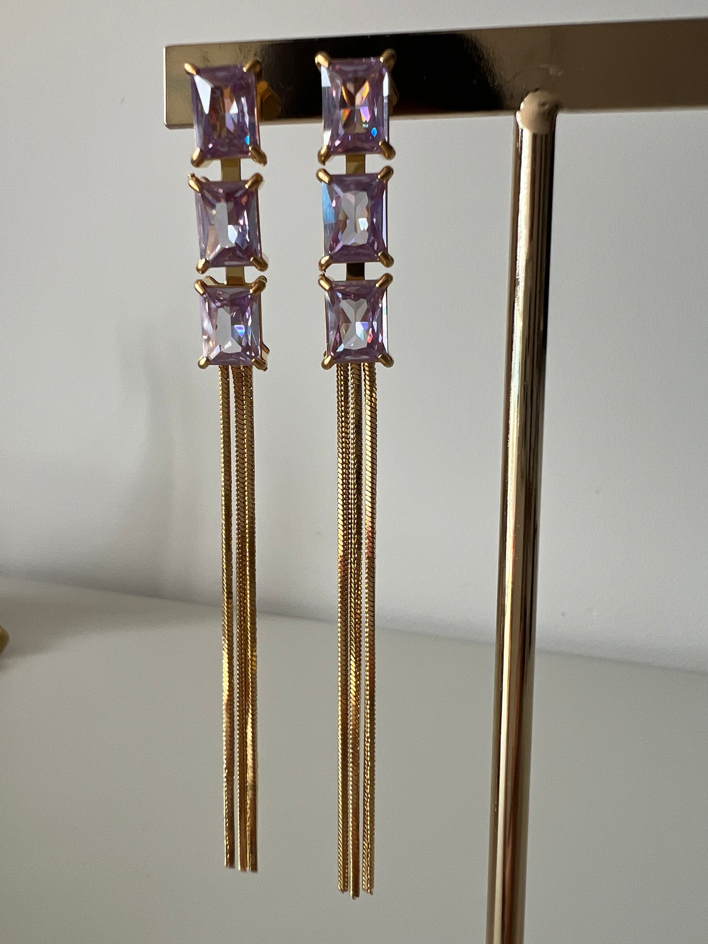Pendientes Violeta