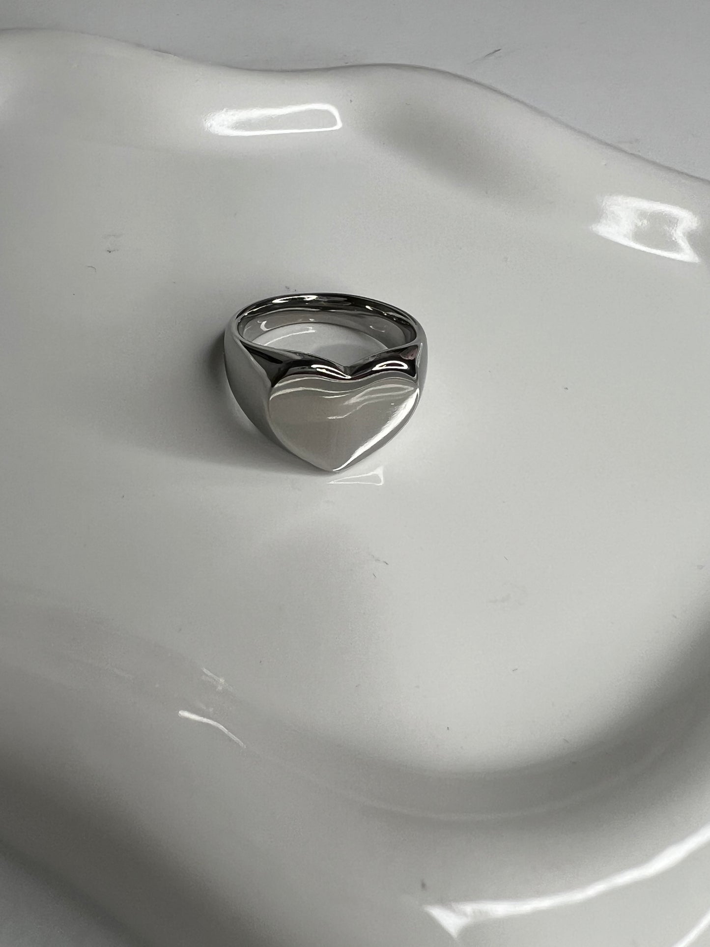 Anillo plata Heart