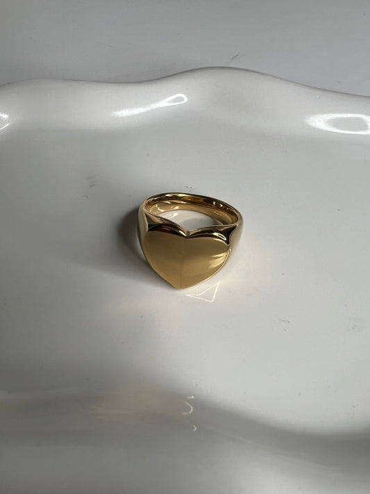 Anillo dorado Heart