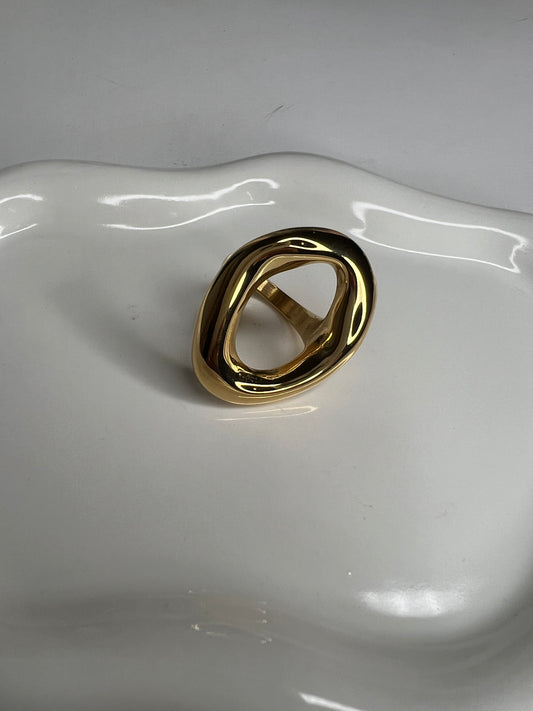 Anillo dorado Donut