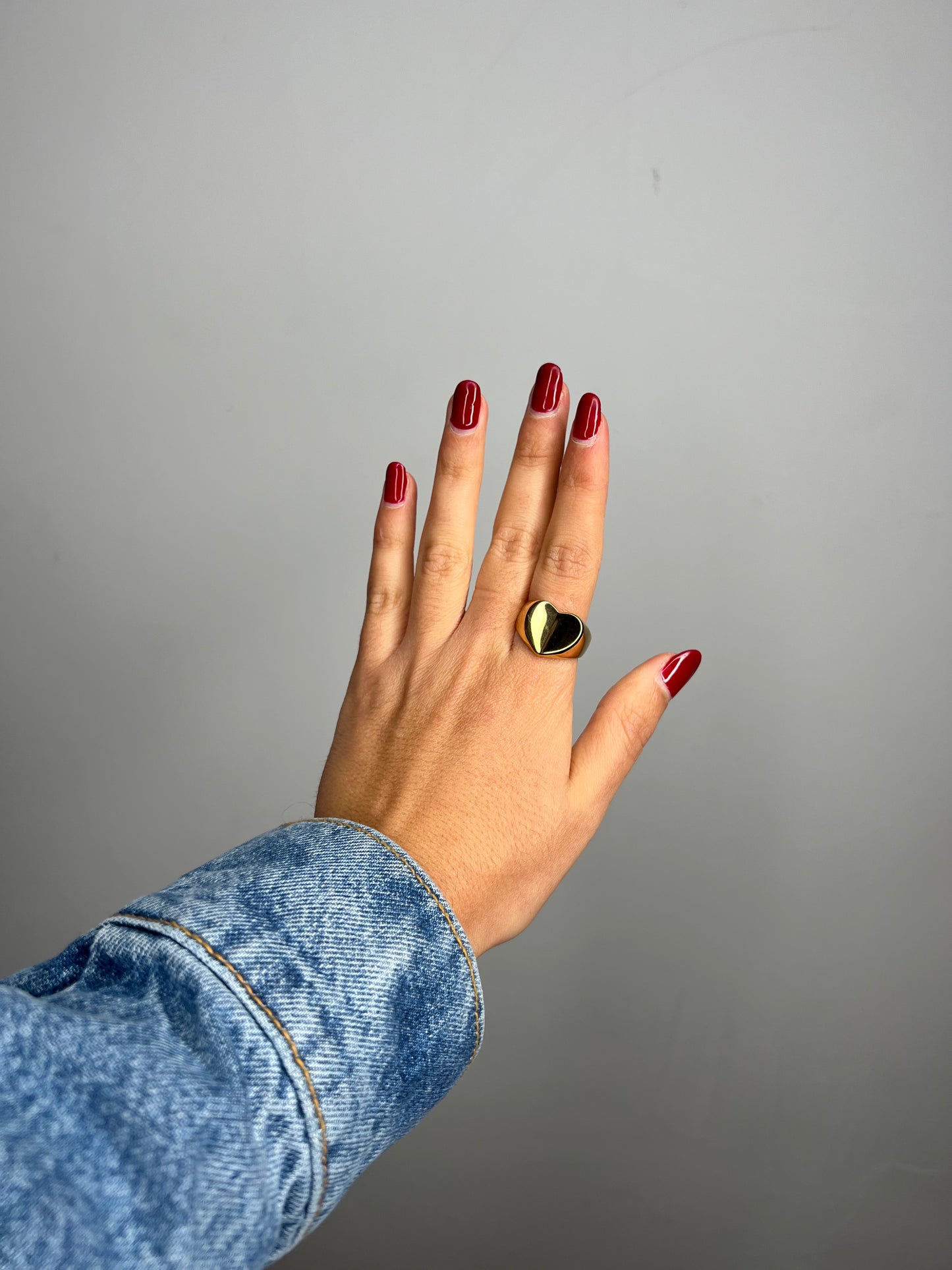 Anillo dorado Heart